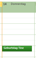 Wie man in Outlook Kalendereinträge farbig markiert